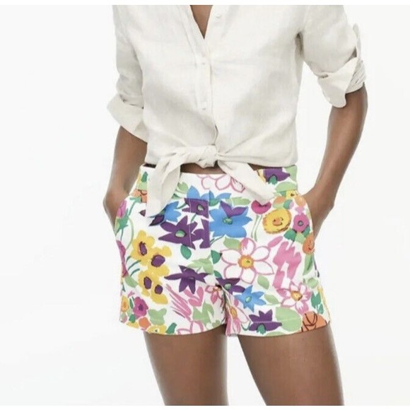 J. Crew Pants - J. Crew Floral Print Chino Shorts